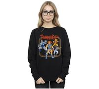 Thundercats Women's Group Frame Sweatshirt in Black | Size: XL Thundercats Black XL