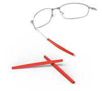 ThunderClap Earsocks Replacement for Oakley Big Square Wire Sunglasses - Red