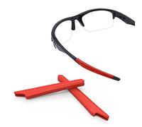 ThunderClap Earsocks Replacement for Oakley Bottle Rocket Sunglasses - Red