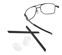 ThunderClap Nose Pads & Earsocks Rubber Kit for Oakley Gauge 8 OO4124 Sunglasses - Black