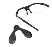 ThunderClap Nose Pads Nose Pieces Replacement for Rudy Project Rydon Sunglasses - Black
