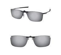 ThunderClap POLARIZED Clip-on Sunglasses for Oakley Socket 5.0 OX3217 57mm for Men Women UV Protection - Ultimate gray