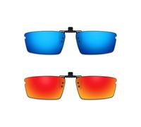 ThunderClap POLARIZED Flip-up Clip-on Sunglasses for Oakley Top Spinner 4B OX3136 53mm for Men Women UV Protection