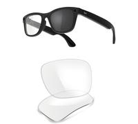 ThunderClap POLARIZED Replacement Lenses Compatible with Ray-Ban Meta Wayfarer RW4006 50mm Smart Glasses - Eclipse Grey Photochromic