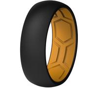 ThunderFit Men's Air Groove 7.8mm Wide 1.8mm Thick Silicone Rings Size 9.5-10,Variety Multipack 1-7, 15.5 - 16 (23.47mm), Silicone, No Gemstone