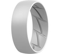 ThunderFit Silicone Rings for Him and Her, Rubber Engagement Bands Unisex - 1/4/7 Variety Multipack, 11.5 - 12 (21.30mm), Silicone, No Gemstone