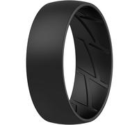 ThunderFit Silicone Rings for Him and Her, Rubber Engagement Bands Unisex - 1/4/7 Variety Multipack, 5.5 - 6 (16.50mm), Silicone, No Gemstone