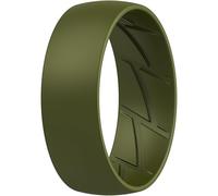 ThunderFit Silicone Rings for Him and Her, Rubber Engagement Bands Unisex - 1/4/7 Variety Multipack, 5.5 - 6 (16.50mm), Silicone, No Gemstone