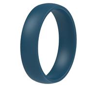 ThunderFit Silicone Rings for Him and Her, Rubber Engagement Bands Unisex, 1.7mm Thick Minimalist Rubber Engagement Rings, 13.5 - 14 (22.69mm), Silicone, No Gemstone