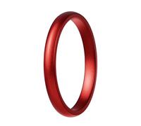 ThunderFit Silicone Rings Wedding Bands for Women, Birthstone Color Silicone Promise Rings, Women's Rubber Engagement Bands in Narrow, Standard, and Wide, 1-Pack, 11.5-12 (21.30mm), Silicone, No