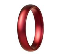 ThunderFit Silicone Rings Wedding Bands for Women, Birthstone Color Silicone Promise Rings, Women's Rubber Engagement Bands in Narrow, Standard, and Wide, 1-Pack, 3.5-4 (14.90mm), Silicone, No