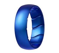 ThunderFit Silicone Rings Wedding Bands for Women, Birthstone Color Silicone Promise Rings, Women's Rubber Engagement Bands in Narrow, Standard, and Wide, 1-Pack, 12.5-13 (22.33mm), Silicone, No