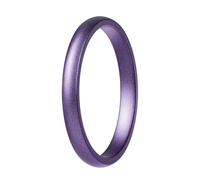 ThunderFit Silicone Rings Wedding Bands for Women, Birthstone Color Silicone Promise Rings, Women's Rubber Engagement Bands in Narrow, Standard, and Wide, 1-Pack, 8.5-9 (18.90mm), Silicone, No