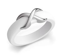 ThunderFit Silicone Rings Wedding Bands for Women with Gold-Plated Infinity Accent, 6.7mm Wide, 3.4mm Thick, Women's Rubber Engagement Bands, Variety Multipack 1-3, 4.5 - 5 (15.70mm), Silicone, No