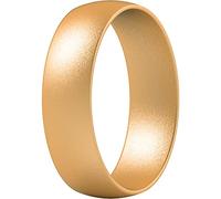 ThunderFit Silicone Wedding Ring for Men & Women, 6.3mm Wide - 1.65mm Thick, 9.5 - 10 (20.20mm), Silicone, No Gemstone