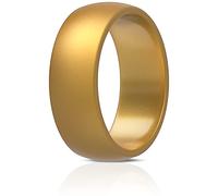 ThunderFit Silicone Wedding Rings for Men, Rubber Engagement Bands 8.7mm Wide 2.5mm Thick - 1/2/3/4/5/6/7/12/16 Variety Multipack