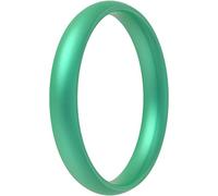ThunderFit Super Thin Stackable Silicone Rings Wedding Bands for Women 3mm Wide 1.5mm Thick - 1/4/8/12/16 Variety Multipack, 10.5 - 11 (20.6mm), Silicone, No Gemstone