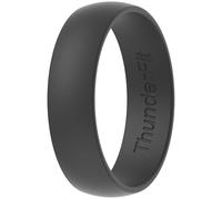 ThunderFit Unisex Silicone Wedding Rings, Rubber Engagement Bands, Variety Multipack 1,4,7, 6.5 - 7 (17.80mm), Silicone, No Gemstone