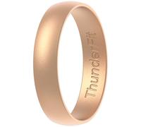 ThunderFit Unisex Silicone Wedding Rings, Rubber Engagement Bands, Variety Multipack 1,4,7, 7.5 - 8 (18.20mm), Silicone, No Gemstone
