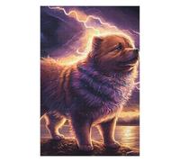 Thundering Pup A Stormy Night's Tale Jigsaw Puzzle for Adults, 1000 Piece