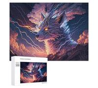 Thundering Wolf Spirit -1: Gift for Winter Evenings, 500 PCS Displayable Picture Puzzle - for A Rewarding Weekend Challenge