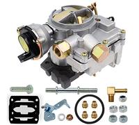 THUNDERMINGO 2 Barrel Marine Carburetor Carb for Mercruiser Rochester Mercarb 3.0L 2.5L 4.3L 4 CYL 5.0L 5.7L V8 Engines with Electric Choke & Jets Gaskets Long Linkage, Replace OEM 3310-864940A01
