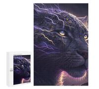 Thunderous Leopard Power, 1000 PCS Wooden Brain Teaser for Adults, Gift for Winter Evenings - for A Rewarding Weekend Challenge