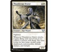 Thunderous Orator (The List Reprint) | Strixhaven: School of Mages