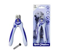 Thunderpaws Dog Nail Clippers (Small/Medium) with Nail File (Blue)…