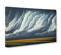 Thunderstorm Clouds Vol.1 Canvas Print | Gallery Wrapped 30mm Frame Wall Art | 30x20 inches | Ready to Hang | Contemporary Picture | Living Room Bedroom Lounge Office