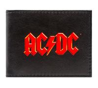 Thunderstruck AC DC Rock Band Back in Black ID & Card Bi-Fold Wallet, One Size