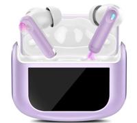 Thunelec Touch Screen Wireless Earbuds ANC ENC Transparency HiFi Stereo Ear Buds Real Time AI Translation Earbuds 165 Languages 6 Modes No Subscription