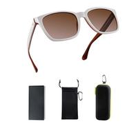 THUNY Square Sunglasses for Women for Travel, white