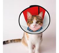 Thuringia Flag Soft Dog Cone Collar, Depets Adjustable Recovery Pet Cone E-Collar for Cats Kittens Rabbits, Comfy Elizabethan Collar