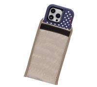ThuroLeo Faraday Case Compatible with iPhone 14 15 Security Pouch Anti-Radiation Case for Mobile Phone Key RFID 5G EMF GPS Phone Case 2 Layers Signal Blocking Pouch Maternity Wallet Cover