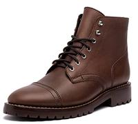 Thursday Boot Company Men’s Captain Lug Cap Toe Leather Boots, Whiskey, 7.5 UK