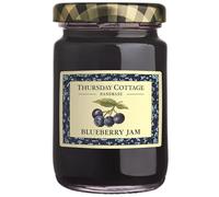 Thursday Cottage Blueberry Jam 1x112g, Small Batch Hand Poured Whole Fruit Preserve, Vegan Vegetarian Coeliac Friendly, Nut Free Factory