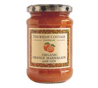 Thursday Cottage Organic Orange Marmalade with Gin Fine Cut Hand Poured Small Batch Artisan Marmalade Somerset Since 1963