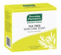Thursday Plantation Tea Tree Skin Care Soap 125g x 3 Bars