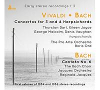 Thurston Dart, Eileen Joyce, George Malcolm, Denis Vaughan - Vivaldi, Bach: Concertos For 3 Or 4 Harpsichords, Bach: Cantata No. 6