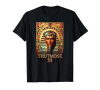Thutmose III Ancient King of Egypt Value Graphic T-Shirt, Men, Black, XL