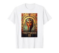 Thutmose III Ancient King of Egypt Value Graphic T-Shirt, Men, White, L