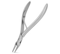 Thwaites Nippers 13cm - Stainless Steel Ingrown Toenail Nipper with Sharp & Flat Jaw - Double Spring, Knurled Handle - Autoclavable Podiatry Tool with Spare Spring