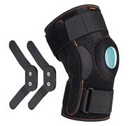 Thx4COPPER Hinged Knee Support Brace-Adjustable Open Patella with Parallel Straps & Dual Side Stabilizers For Joint Pain Relief,Arthritis,Meniscus Tear,MCL, ACL, Tendonitis,Ligament Injury,Small