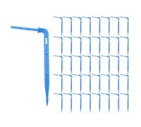THXFUNAREA 40pcs Irrigation Dripper 3/5mm Hose Arrow Drip Irrigation Emitter Micro Dripper Sprinkler Drip Blue