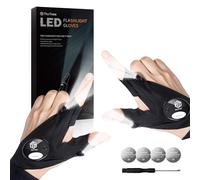 ThxToms Gifts for Men, LED Gloves with Light,Dad Gifts for Christmas, Torch Gloves for Men,Him Gifts for Dad's Birthday,Fishing Accessories