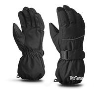 ThxToms Kids Winter Ski Gloves | Windproof, Waterproof and Warmth | Oxford Cloth Palm Thicken Cold Weather Gloves -15℃ | Outdoor Sports Snowboard Bikes | Boys and Girls