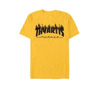 Thy Art Is Murder - Flame Logo Gold - T-Shirt - yellow - M - 100% Cotton,Jersey M