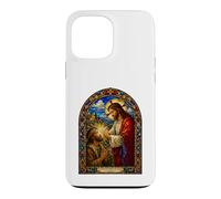 Thy Faith Hath Made Thee Whole Jesus Healing Mosaic Art Case for iPhone 13 Pro Max