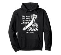 Thy Word Is A Lamp Unto My Feet & A Light Unto My Path Pullover Hoodie